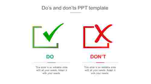 do's and don'ts ppt template